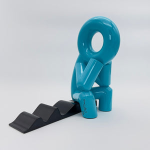 The Thinker on the Bench (Tiffany Blue/Black)
