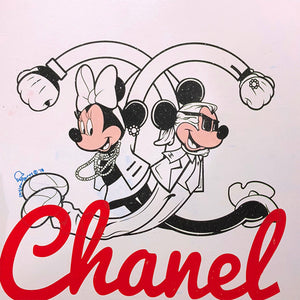 M & M Chanel Twist in White