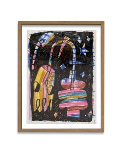Patchwork Series: Droopy Tulip 1