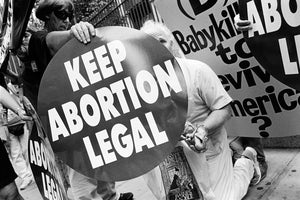 Pro & Anti-Abortion Demo, Outside Democratic Convention, NYC
