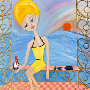 Swimmer, Monte Carlo, c. 1950