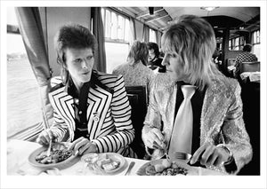 Bowie, Mick Ronson, Lunch On Train to Aberdeen