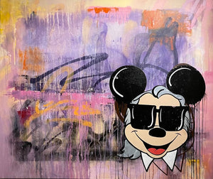 After Rothko, Cotton Candy Color Study with Mickey Lagerfeld