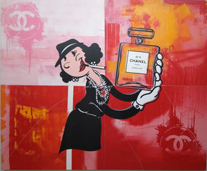 Olive Oyl's Chanel No 5 in Red