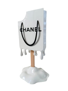 Petite Chanellipop in White