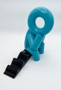 The Thinker on the Bench (Tiffany Blue/Black)