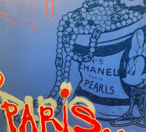 Minnie's Chanel Can of Pearls Paris in Blue